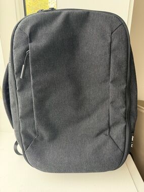 Aer x Ministry of Supply collab “ Lunar Pack “Dark Gray Minimalist Backpack